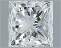 Natural Diamond 0.60 Carats, Princess with  Cut, I Color, VS2 Clarity and Certified by GIA