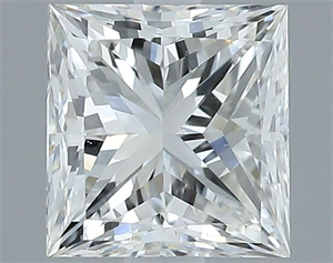 Picture of Natural Diamond 0.60 Carats, Princess with  Cut, I Color, VS2 Clarity and Certified by GIA
