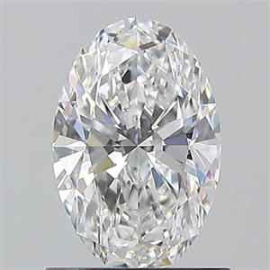 Picture of Natural Diamond 0.90 Carats, Oval with  Cut, D Color, VS1 Clarity and Certified by GIA