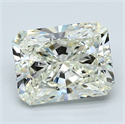 Diamante Natural 5.03 quilates, Radiante , Color L, claridad SI1 y certificado GIA