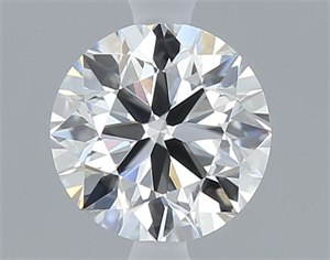 Picture of Natural Diamond 0.40 Carats, Round with Very Good Cut, F Color, VVS2 Clarity and Certified by GIA