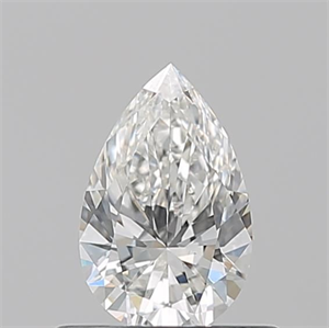 Picture of Natural Diamond 0.51 Carats, Pear with  Cut, G Color, VVS2 Clarity and Certified by GIA