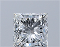 Natural Diamond 0.70 Carats, Princess with  Cut, G Color, VVS1 Clarity and Certified by GIA