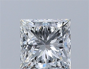 Picture of Natural Diamond 0.70 Carats, Princess with  Cut, G Color, VVS1 Clarity and Certified by GIA