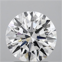 Lab Grown Diamond 2.02 Carats, Round with Ideal Cut, E Color, VS1 Clarity and Certified by IGI