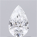 Diamante Natural 0.50 quilates, De pera , Color D, claridad VS2 y certificado GIA