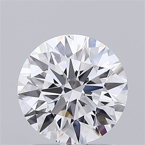 Picture of Lab Grown Diamond 1.40 Carats, Round with Ideal Cut, D Color, VVS1 Clarity and Certified by IGI