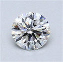 Diamante Natural 0.82 quilates, Redondo , Color H, claridad SI1 y certificado GIA
