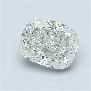 Foto Diamante Natural 1.01 quilates, Del cojín , Color H, claridad VS2 y certificado GIA de