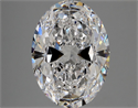 Natural Diamond 5.12 Carats, Oval with  Cut, D Color, FL Clarity and Certified by GIA