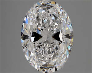 Picture of Natural Diamond 5.12 Carats, Oval with  Cut, D Color, FL Clarity and Certified by GIA