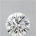 Lab Grown Diamond 1.51 Carats, Round with Ideal Cut, D Color, VVS2 Clarity and Certified by IGI