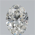 Natural Diamond 0.71 Carats, Oval with  Cut, H Color, VS1 Clarity and Certified by GIA