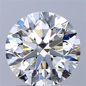 Picture of Natural Diamond 2.03 Carats, Round with Very Good Cut, F Color, VS1 Clarity and Certified by GIA