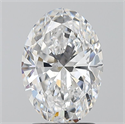 Diamante Natural 2.01 quilates, Ovalado , Color D, claridad VS2 y certificado GIA