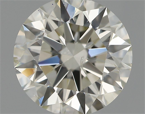 Picture of Natural Diamond 0.85 Carats, Round with Excellent Cut, J Color, SI2 Clarity and Certified by IGI