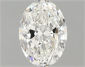 Natural Diamond 1.21 Carats, Oval with  Cut, H Color, VVS1 Clarity and Certified by GIA
