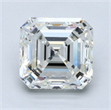 Diamante Natural 3.02 quilates, Asscher , Color H, claridad VS1 y certificado GIA
