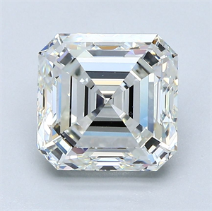 Picture of Natural Diamond 3.02 Carats, Asscher with  Cut, H Color, VS1 Clarity and Certified by GIA