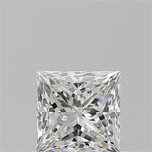 Picture of Natural Diamond 0.71 Carats, Princess with  Cut, G Color, SI1 Clarity and Certified by GIA