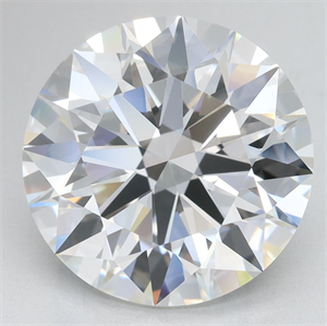 Picture of Lab Grown Diamond 5.49 Carats, Round with Excellent Cut, D Color, VVS1 Clarity and Certified by GIA