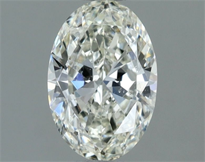 Picture of Natural Diamond 0.80 Carats, Oval with  Cut, I Color, SI1 Clarity and Certified by IGI