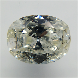 Picture of Natural Diamond 1.00 Carats, Oval with  Cut, J Color, I1 Clarity and Certified by IGI