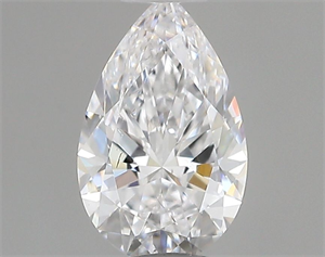 Foto Diamante Natural 0.50 quilates, De pera , Color D, claridad SI2 y certificado GIA de