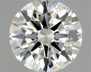 Picture of Natural Diamond 1.00 Carats, Round with Excellent Cut, J Color, SI1 Clarity and Certified by GIA
