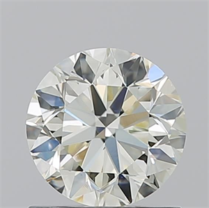 Picture of Natural Diamond 1.01 Carats, Round with Very Good Cut, K Color, VVS2 Clarity and Certified by IGI