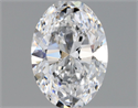 Natural Diamond 0.60 Carats, Oval with  Cut, D Color, VS1 Clarity and Certified by GIA