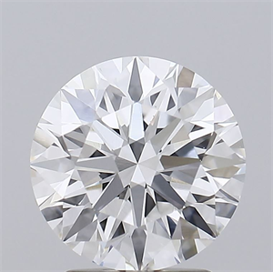 Picture of Lab Grown Diamond 2.52 Carats, Round with Excellent Cut, E Color, VS1 Clarity and Certified by IGI