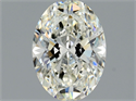 Natural Diamond 1.01 Carats, Oval with  Cut, J Color, VVS2 Clarity and Certified by GIA