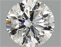 Lab Grown Diamond 1.52 Carats, Round with Excellent Cut, G Color, SI1 Clarity and Certified by IGI