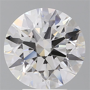 Picture of Lab Grown Diamond 4.55 Carats, Round with Ideal Cut, E Color, VVS2 Clarity and Certified by IGI