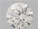 Natural Diamond 0.57 Carats, Round with Excellent Cut, G Color, VVS2 Clarity and Certified by IGI