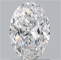 Diamante Natural 0.70 quilates, Ovalado , Color D, claridad VVS2 y certificado GIA