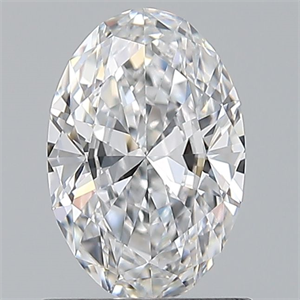 Foto Diamante Natural 0.70 quilates, Ovalado , Color D, claridad VVS2 y certificado GIA de