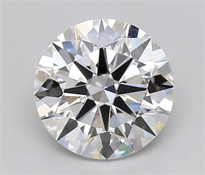 Picture of Lab Grown Diamond 2.00 Carats, Round with Ideal Cut, D Color, IF Clarity and Certified by IGI