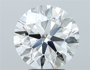 Picture of Natural Diamond 4.01 Carats, Round with Excellent Cut, G Color, IF Clarity and Certified by GIA
