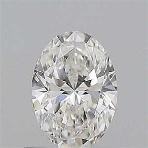 Picture of Natural Diamond 0.58 Carats, Oval with  Cut, F Color, VVS2 Clarity and Certified by GIA