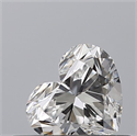 Natural Diamond 0.41 Carats, Heart with  Cut, D Color, VS1 Clarity and Certified by GIA