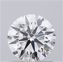 Del inventario de diamantes de laboratorio, 1.02 quilates, Redondo , Color D, claridad VS1 y certificado IGI