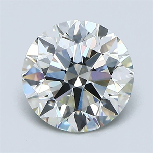 Foto Diamante Natural 1.76 quilates, Redondo , Color J, claridad SI1 y certificado GIA de