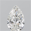 Natural Diamond 0.72 Carats, Pear with  Cut, G Color, VS1 Clarity and Certified by GIA