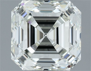 Picture of Natural Diamond 1.04 Carats, Asscher with  Cut, I Color, VS2 Clarity and Certified by IGI