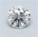 0.80 Carats, Round Diamond with Excellent Cut, E Color, SI1 Clarity and Certified by GIA