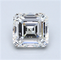 3.01 quilates, Asscher Diamante , Color I, claridad VS2 y certificado por GIA