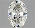 1.70 Carats, Oval Diamond with  Cut, H Color, VVS2 Clarity and Certified by GIA