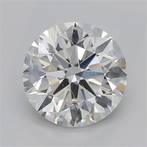 Foto Diamante Natural 1.60 quilates, Redondo , Color G, claridad I1 y certificado GIA de